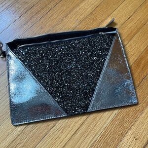 Express clutch purse sparkly like new
